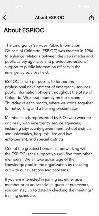 ESPIOC Screenshot 2 of 3