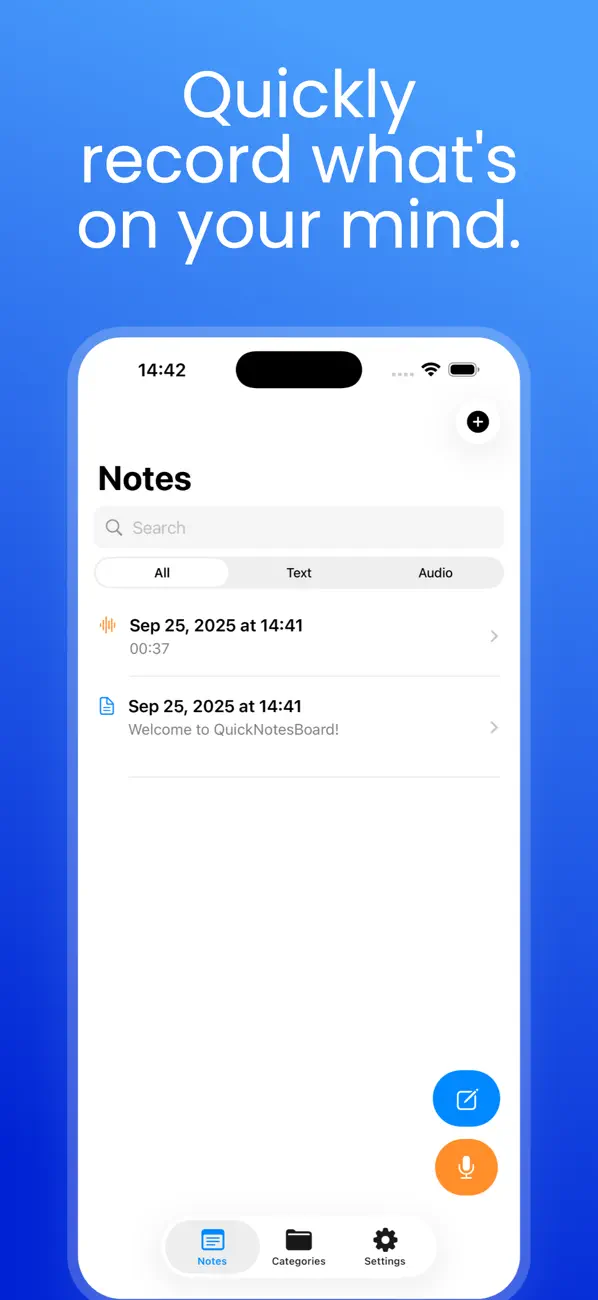 #1. Quick Notes Board (iOS) Ved: 文睿 李