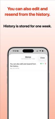 MultiSendMemo - Write anywhere Screenshot 4 of 5