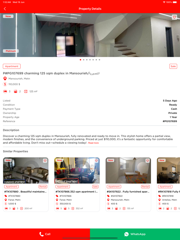 MEA Real Estate iPad screenshot 3 - Business app