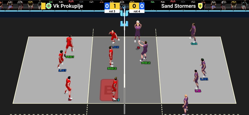 Spike Masters 3D Volleyball screenshot 2