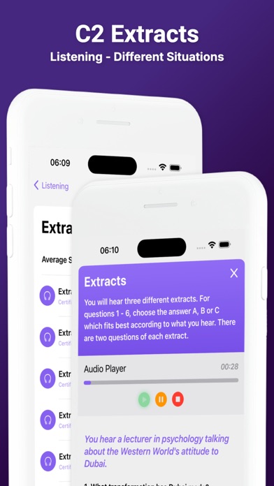 English C2 CPE Screenshot