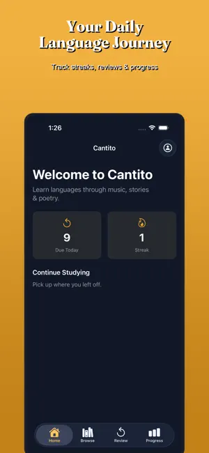 Cantito - Learn Languages screenshot 1