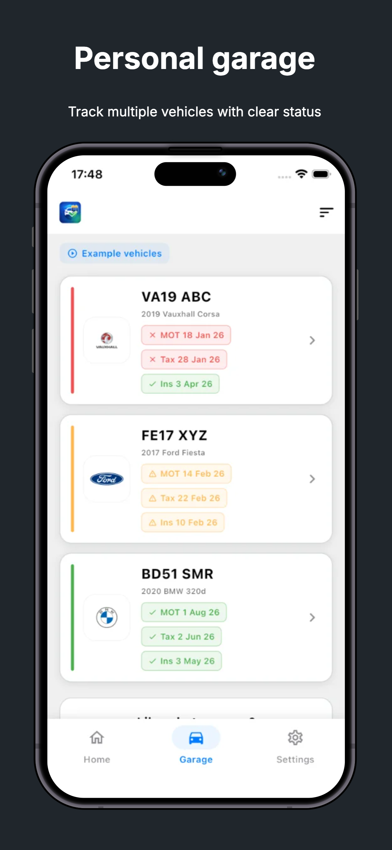 AutoMate AI: MOT & Tax Alerts