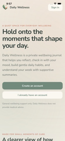 Daily Wellness: Mood & Sleep Screenshot 1 of 7