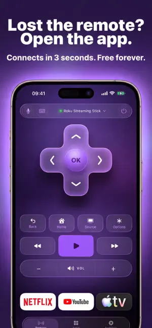 Remote for Roku TV & Player screenshot 1