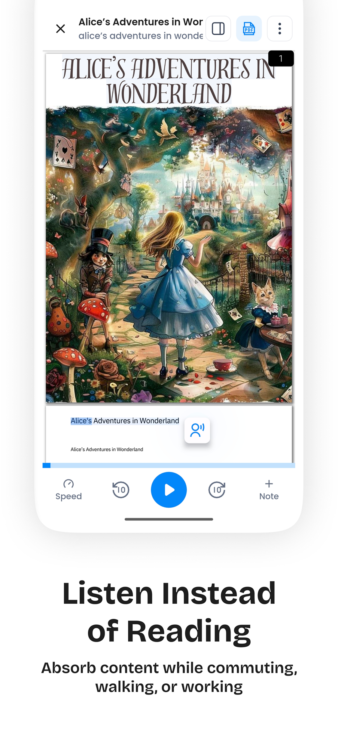 Listening: Text to Speech screenshot 3