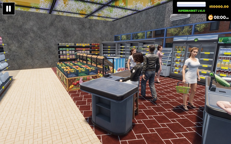 Supermarket Cashier Mega Store Screenshot