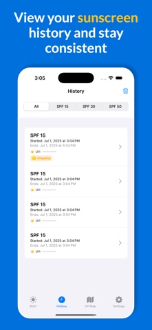 SunSafe Tracker screenshot