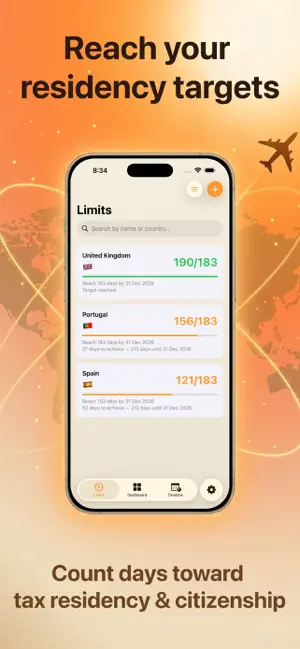 PassDays: Country Day Tracker screenshot 3