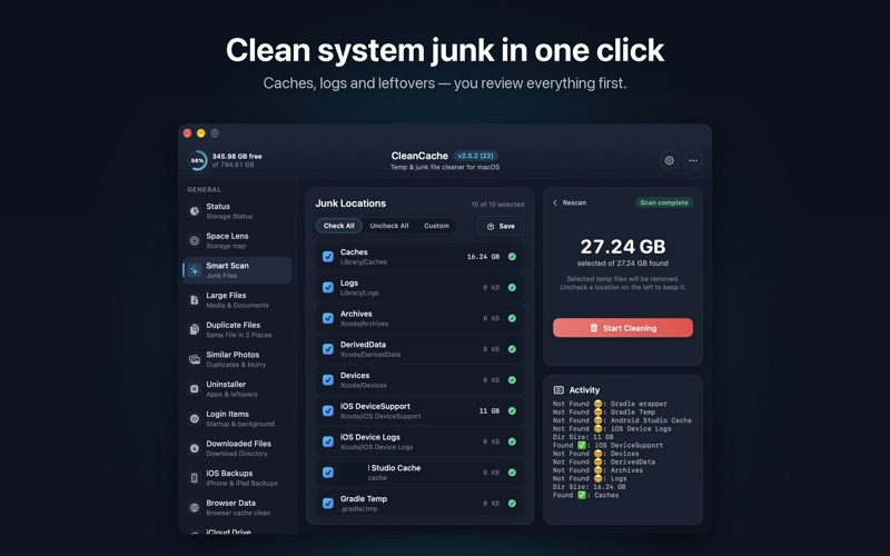 CleanCache screenshot 3