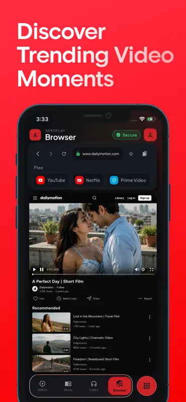 VidBrowse: Browse Video Player screenshot 1 of 7
