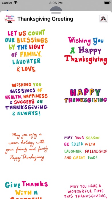 Thanksgiving Greetings For You Screenshot