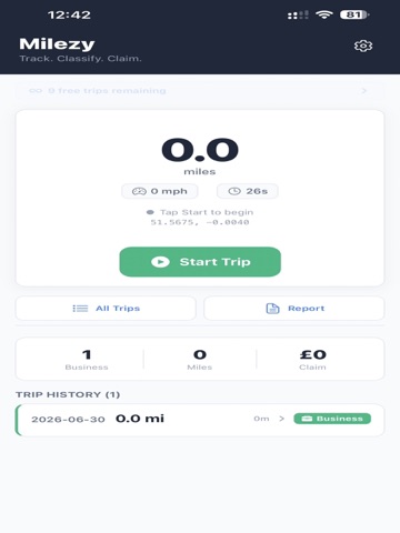 Milezy: Mile Tracker