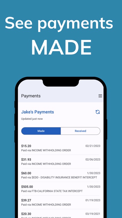 Child Support Payment Tracker