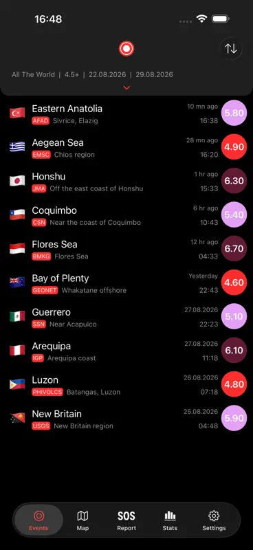 Earthquake Hub & Alerts screenshot 7 of 10