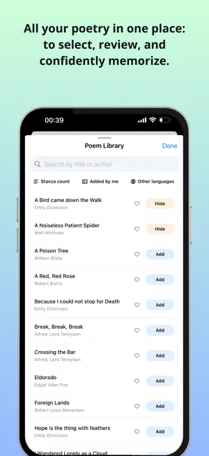 Poem Learner: by NS Apps screenshot 3