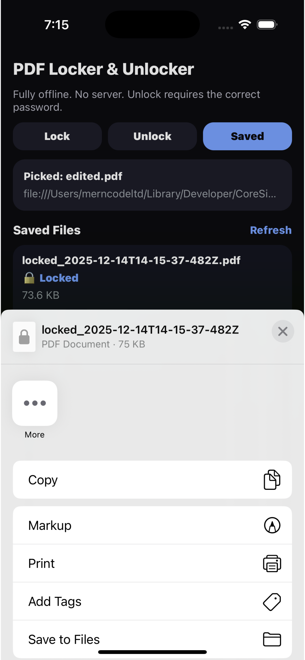 PDF Lock & Unlock