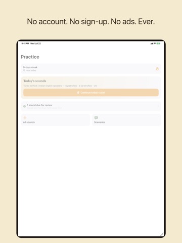 Lingo: English Pronunciation iPad screenshot