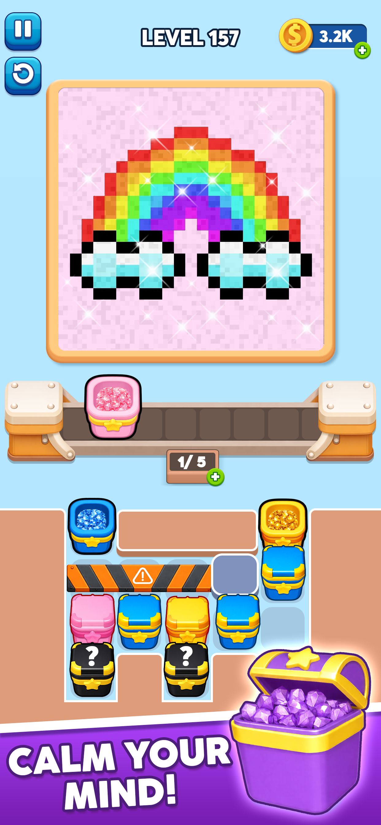 Sand Gems: Reveal Art Loop