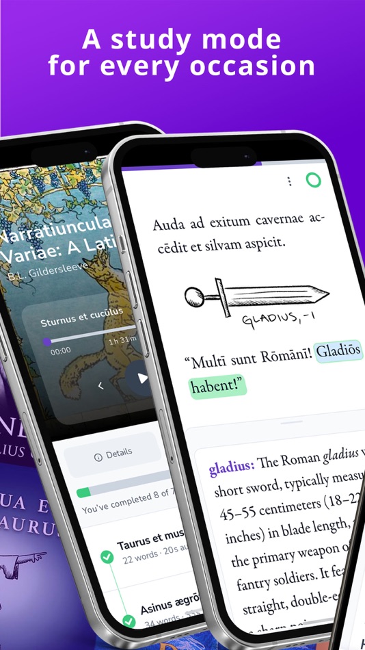 #3. Legentibus: Learn Latin (iOS) Podle: Handelsbolaget Latinitium