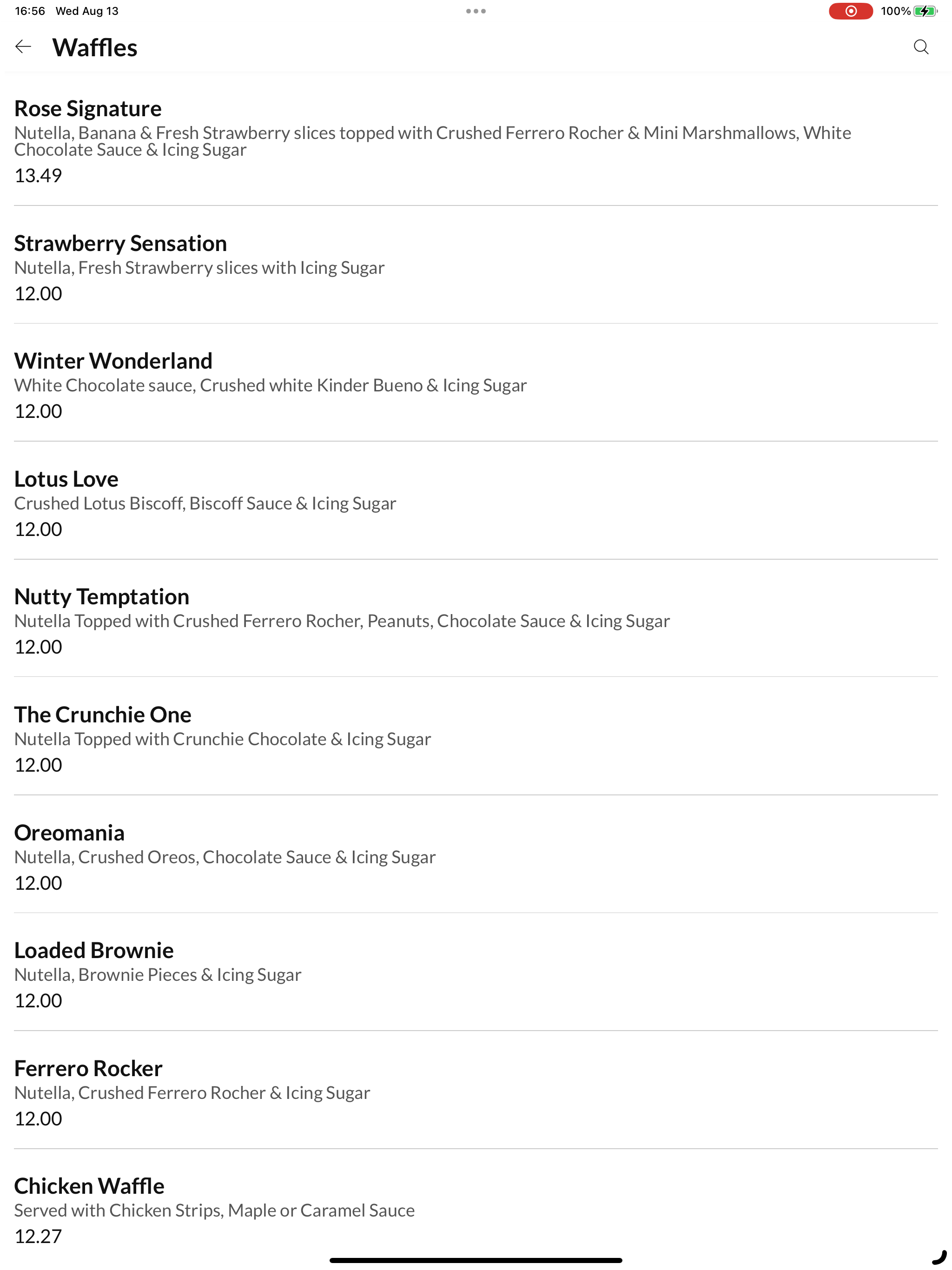 Rose Desserts screenshot 7