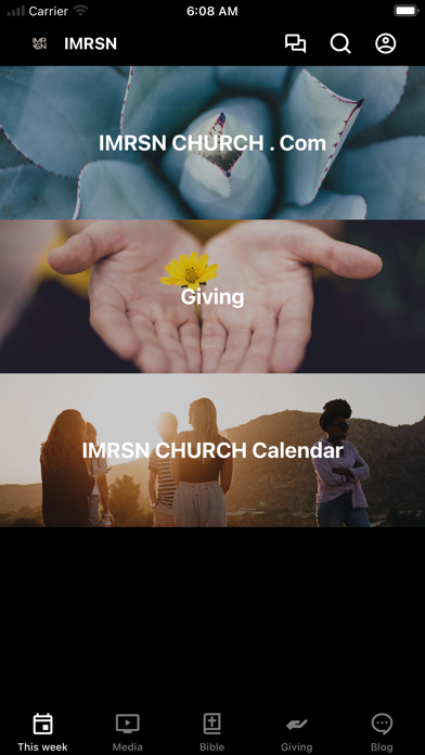 IMRSN CHURCH iPhone screenshot 1 - Education app