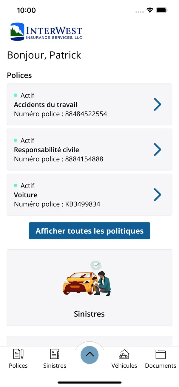Screenshot #2 pour InterWest Client Portal