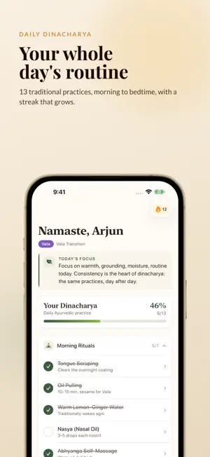 Ayurveda Routine - Prana screenshot 1