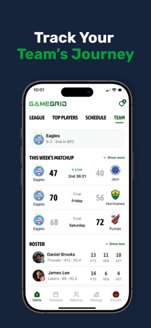 GameGrid: Sports & Stats Screenshot 3 of 4