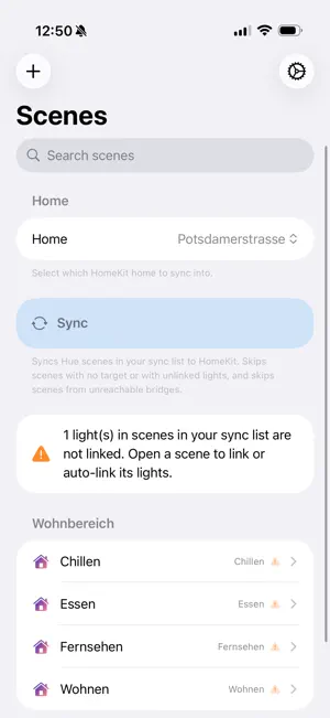 SceneSync for Hue screenshot 2