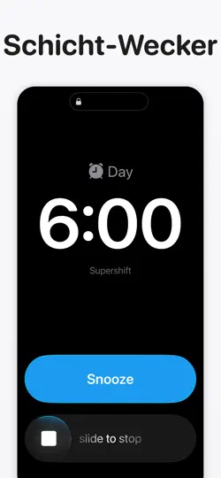 Screenshot von Supershift - Dienstplan auf dem iPhone 5