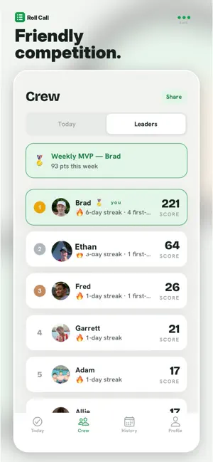 Roll Call — 75-Day Challenge screenshot 3