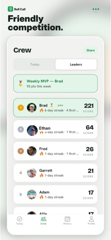 Roll Call — 75-Day Challenge Screenshot 3 of 5
