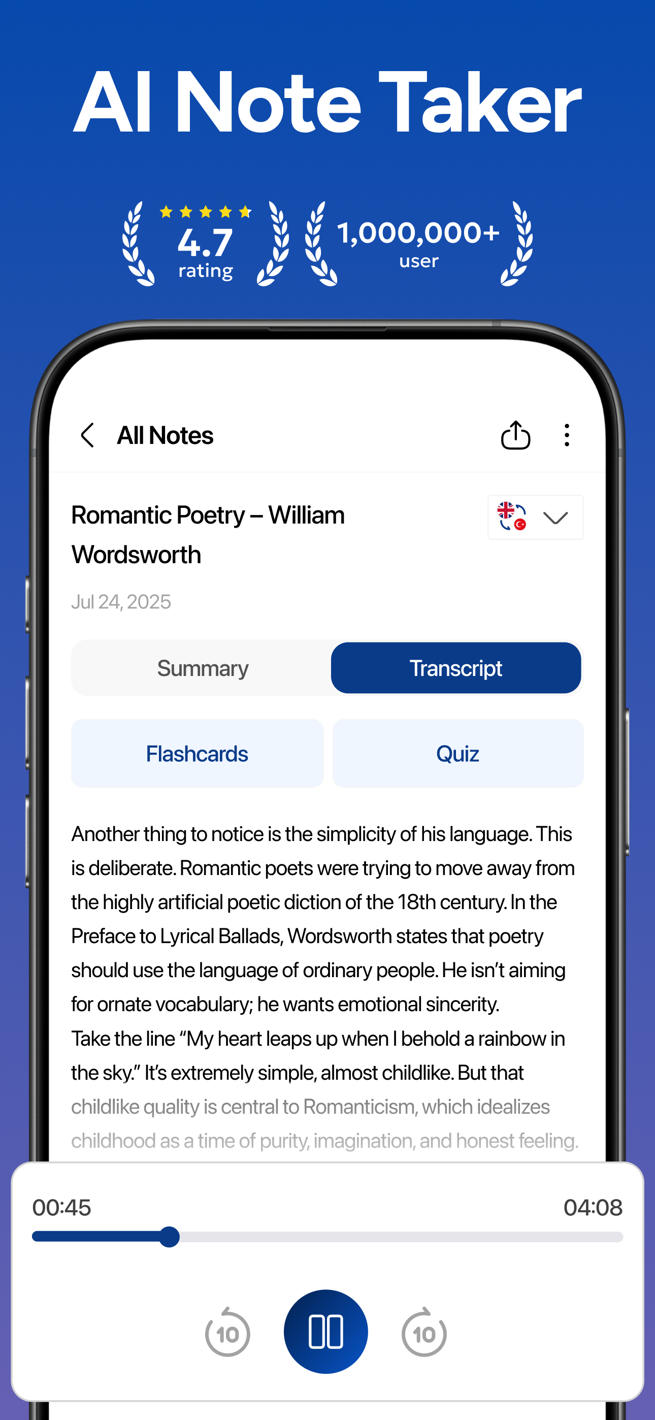 AI Note Taker - NotebookAI
