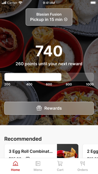Blasian Fusion app screenshot