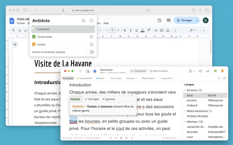 Screenshot #3 pour Connecteur Antidote