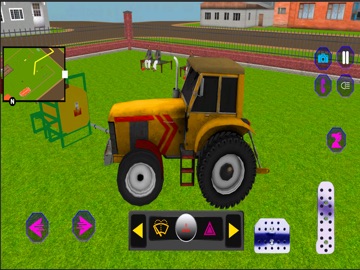 Modern Farming Tractor Game iPad screenshot
