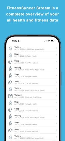 FitnessSyncer app screenshot 3