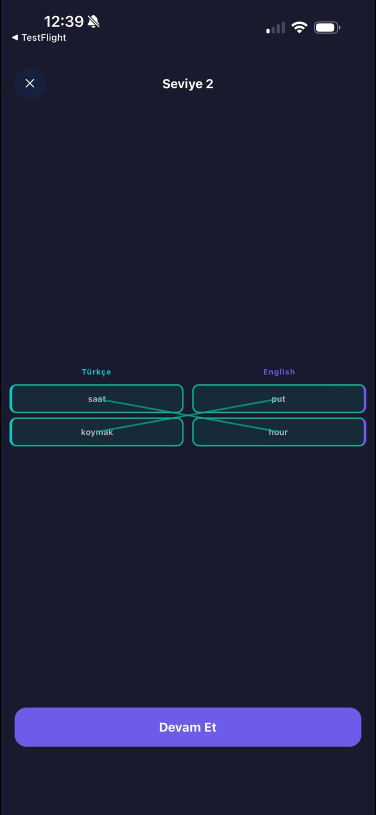 LexiMatch - Kelime Eşleştirme