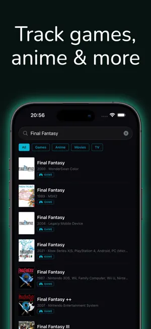 Saga: Media Tracker & Journal screenshot 1