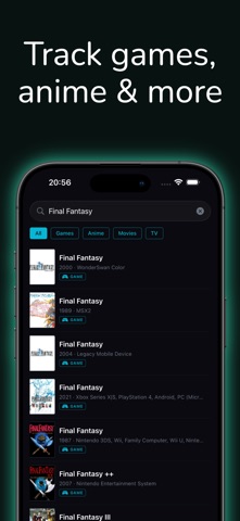 Saga: Media Tracker & Journal Screenshot 1 of 8