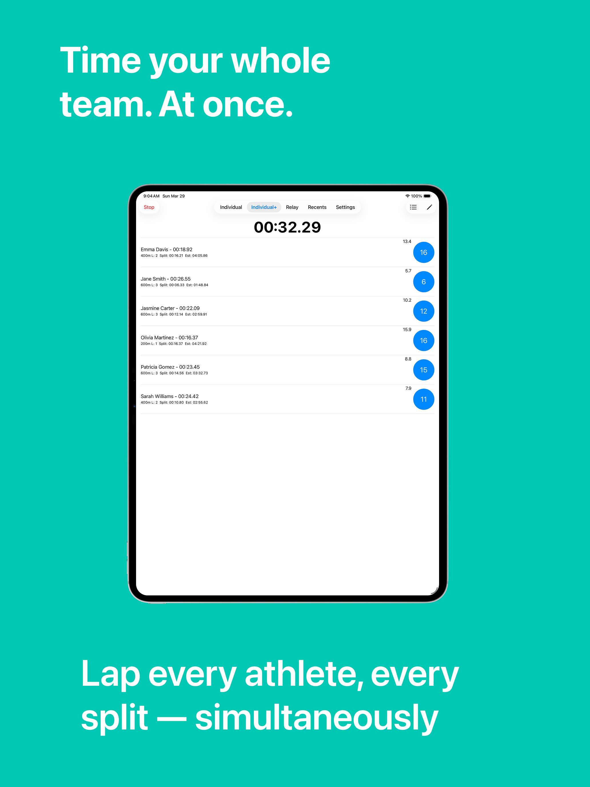 Stopwatch for Track & Field