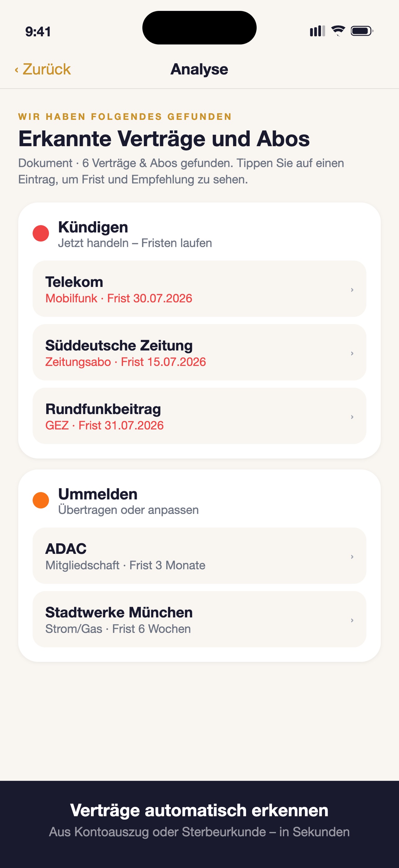 Screenshot 6 of Nachklang: Trauer & Nachlass