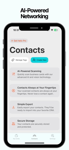 Helix: Digital Business Card screenshot
