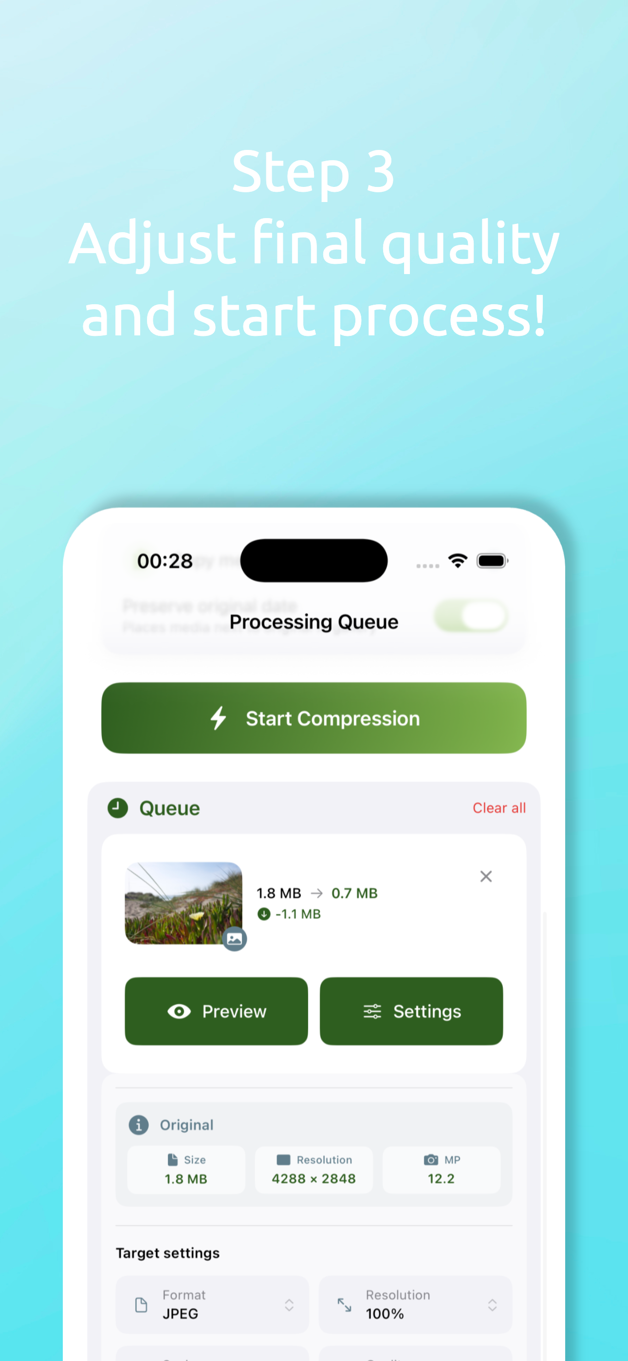 AvoPress - Photo Video reducer screenshot 4