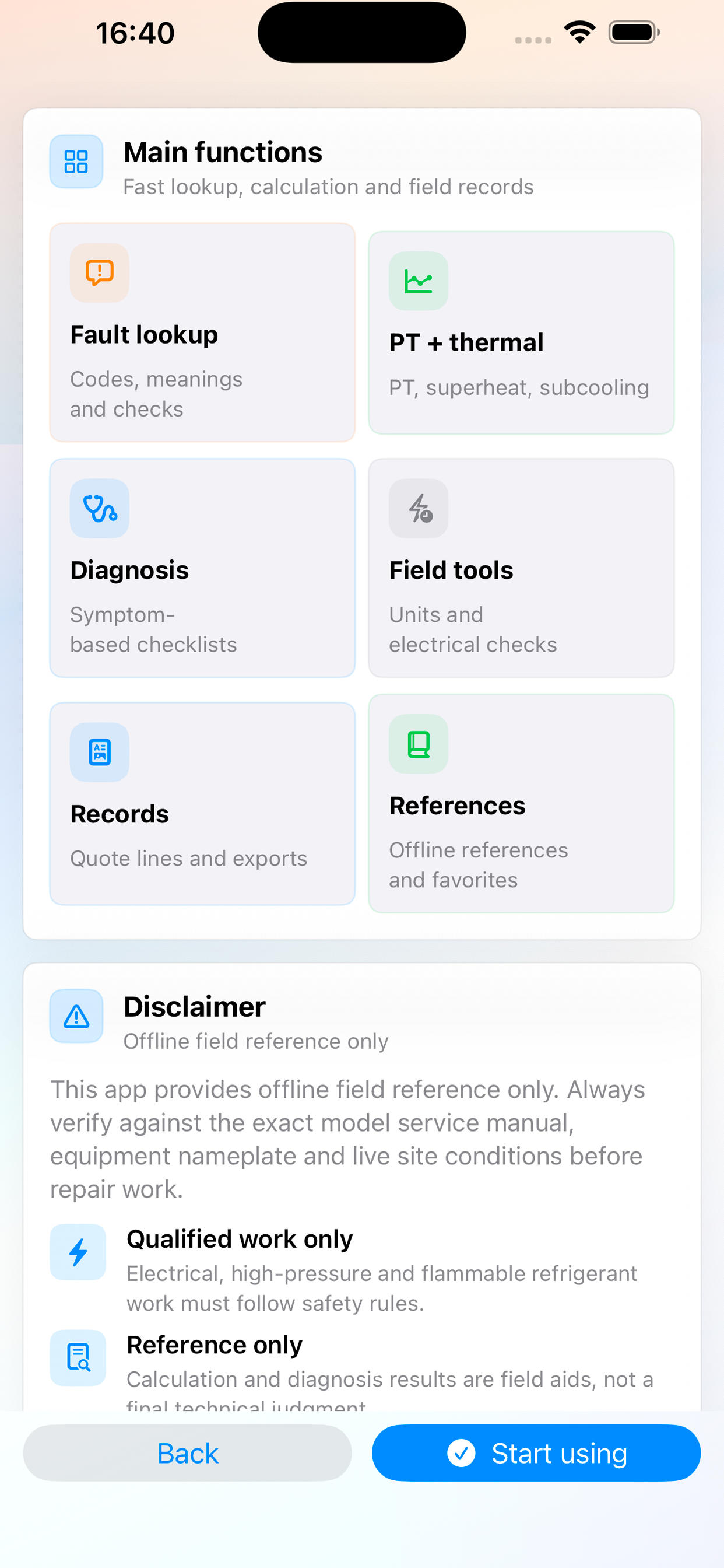 HVAC PT Chart Toolkit screenshot 2