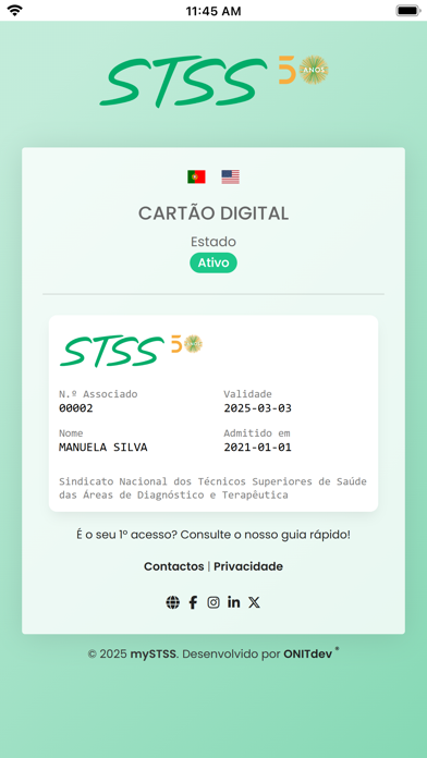 App screenshot