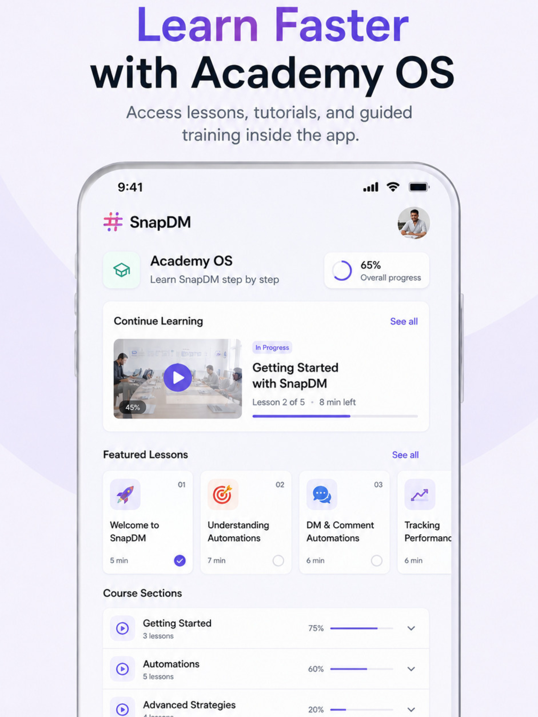 SnapDM: DM Automation