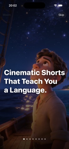Bloom: Watch, learn languages iPhone screenshot 1